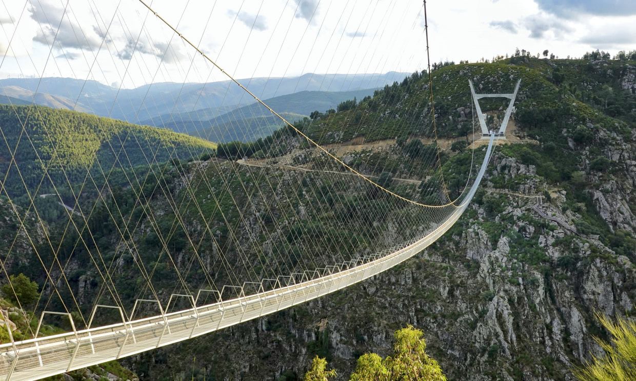 En Portugal se Inaugura el Puente Colgante Peatonal Más Largo Del Mundo