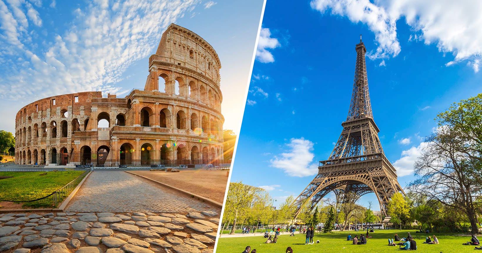 Roma vs París enfrentamiento cara a cara
